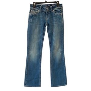Miss Me Mid-Rise Blue Denim Flare Jeans US28 NWOT ($109)